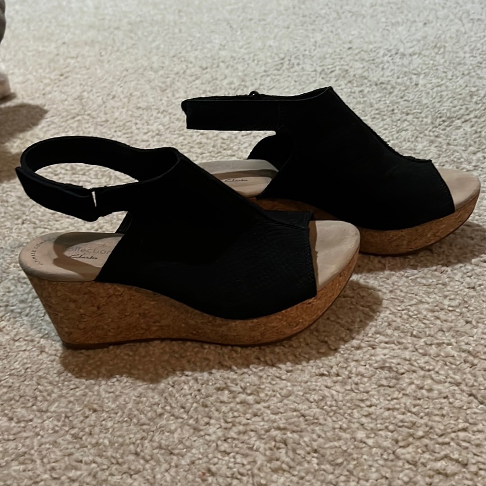 Clarks Cork Wedges